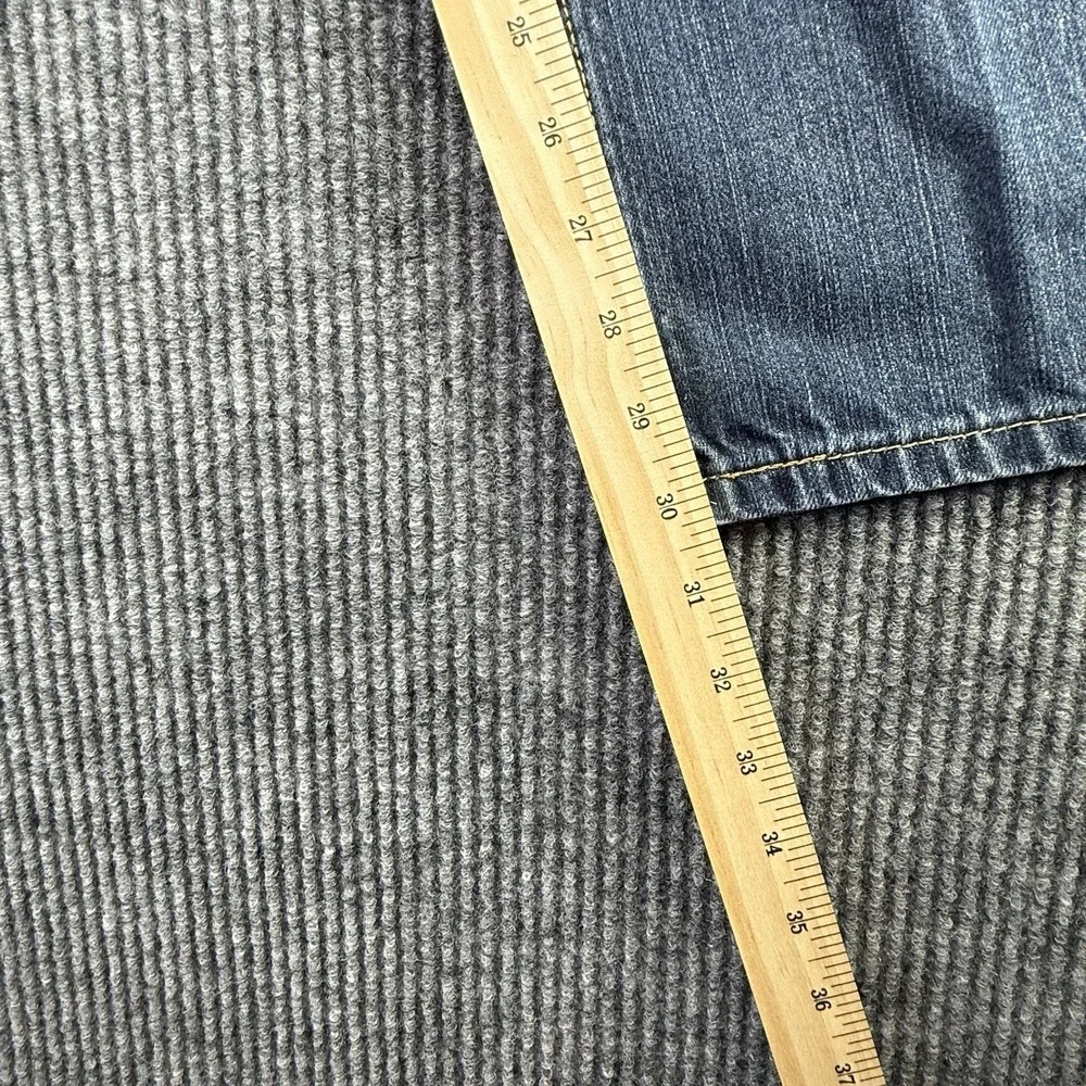 Levi's 559 Series Relaxed Fit 36/32 Straight Blue Dark Wash Denim Jeans, Cotton